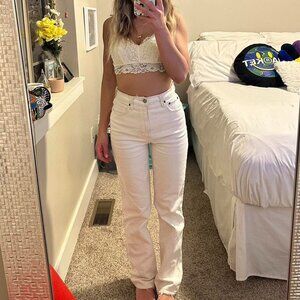 Abercrombie 90s High Rise Straight Leg Jeans